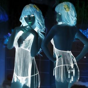 Women  Sexy Lingerie Naughty Lace Sleepwear Nightwear Set  BodysuitCorset+String